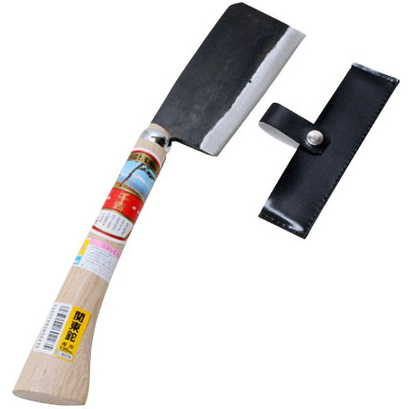 135MM 関東鉈 双刃 千吉 鋼付仕様 刃長145mm全長390mm  135MM
