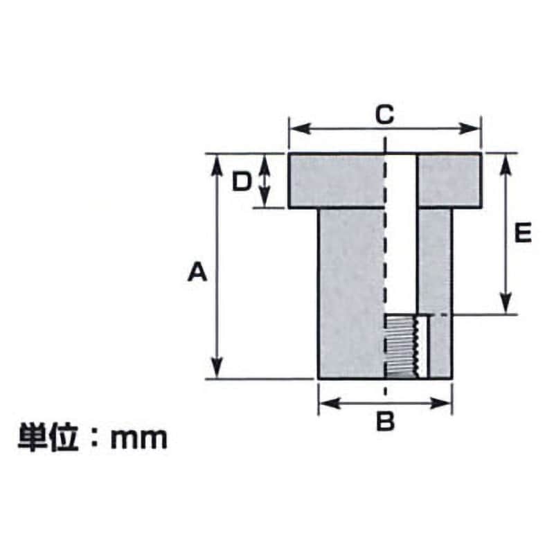 0900-678-05060 ウェルナット K-CON(キタコ) ねじ寸法M4×P0.7 1