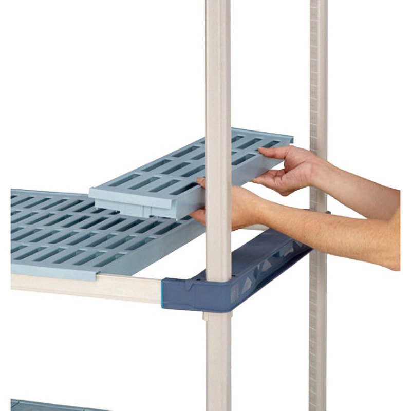 エレクター ERECTA メトロマックス4 フラットマットタイフ゜ W1520xD465xH1886mm 4段 iホ゜ールタイフ゜ MAX41860F・MX74P-4 エレクター ERECTA メトロマックス４ フラットマット＋抗菌樹脂製