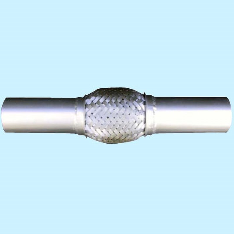 DW-047A フレキシブルチューブ100mm パイプ付き(エキスパンド・スリット無し) YSK(山脇産業) 全長300.0mm  DW-047A