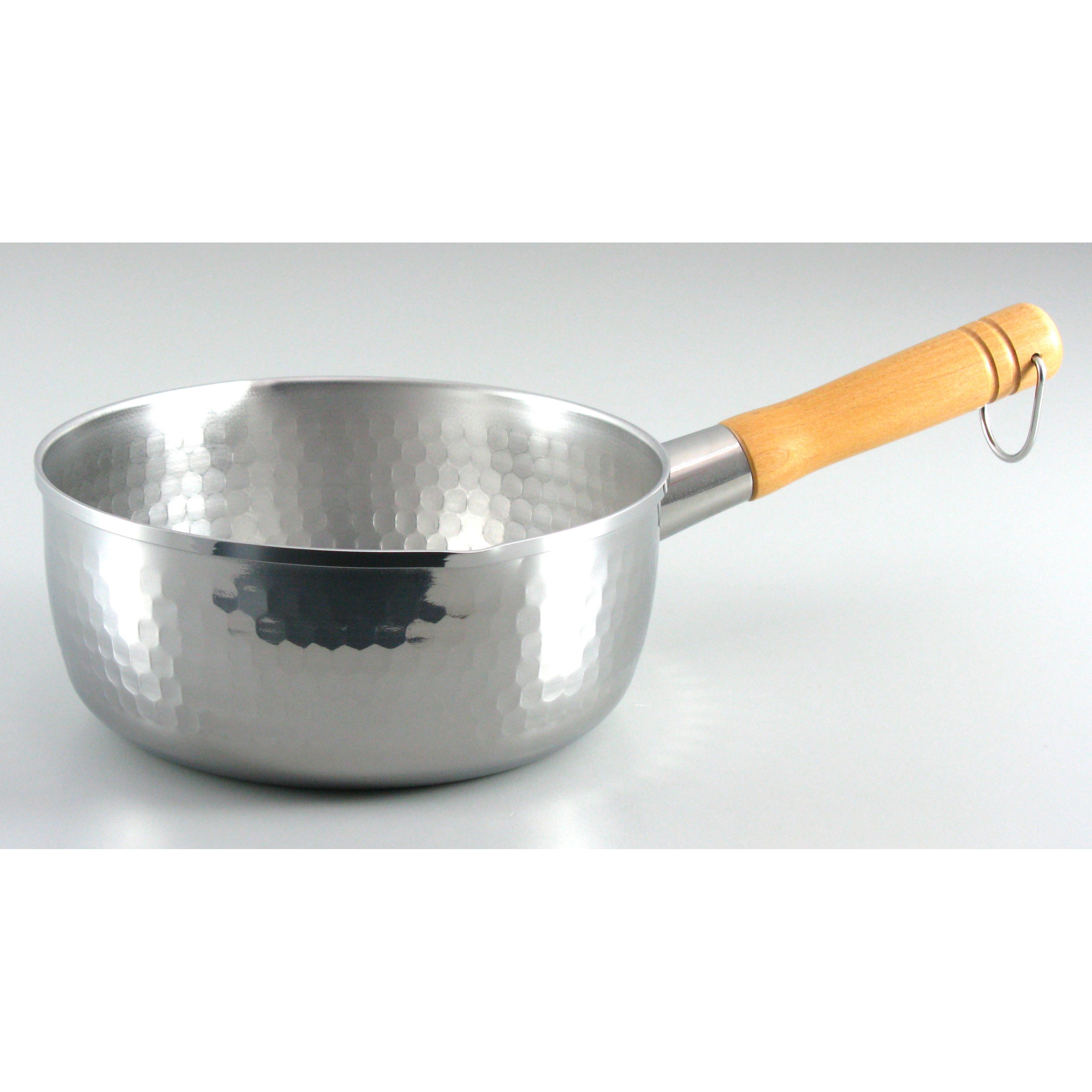 34053 プロモデル槌目ゆきひら鍋 白柄 下村企販 サイズ20cm - 【通販