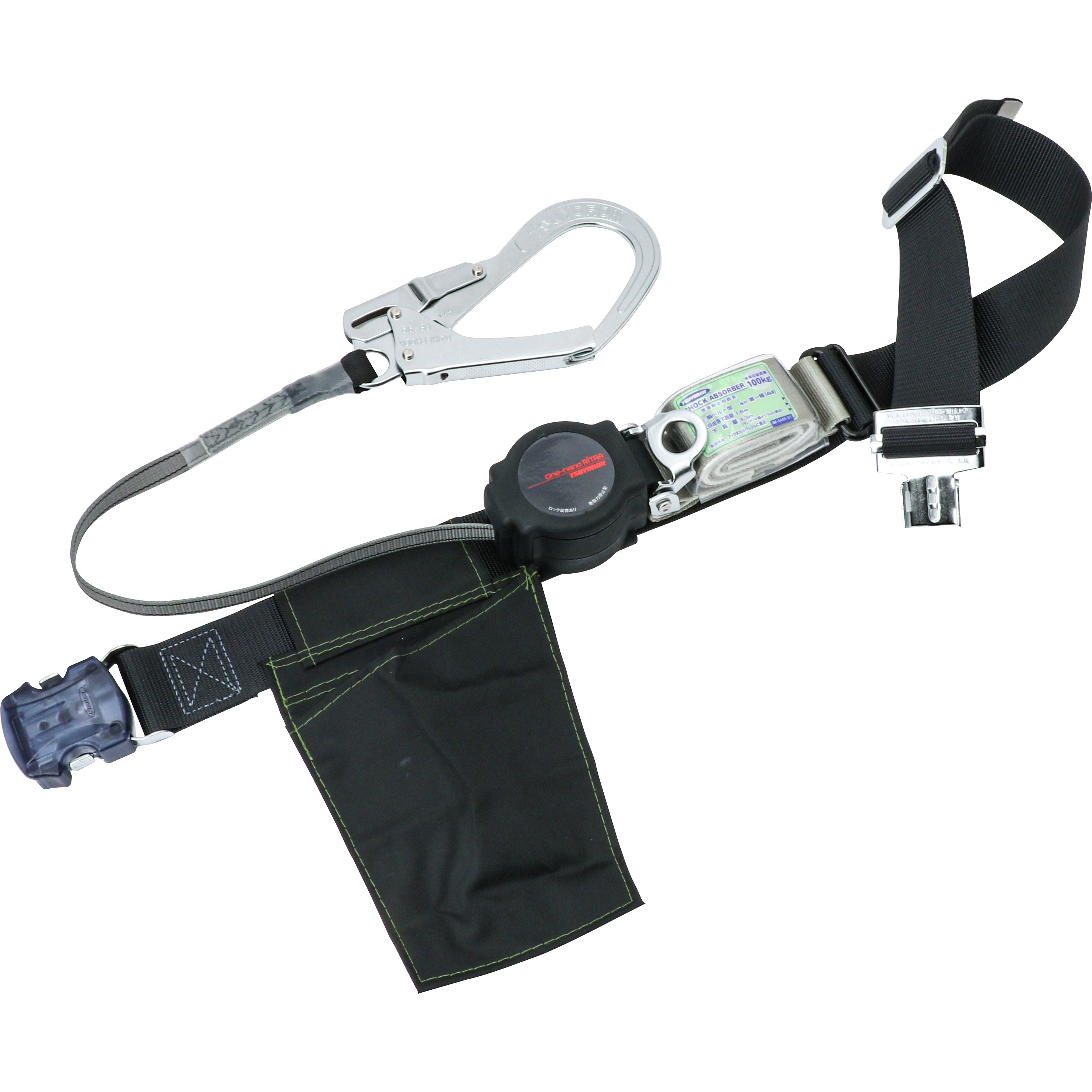 TB-ORN-OT599-BLK-L-JAN-BP 胴ベルト型墜落制止用器具 ワン・ハンド