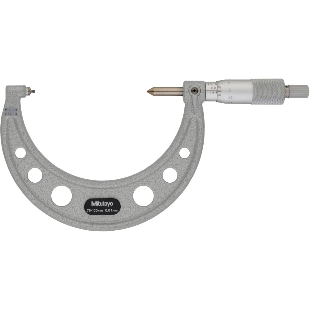 TMS-100/M4(ミツトヨ実施校正書・トレーサビリティ体系図付) 125シリーズ 固定式ねじマイクロメータ 1台 Mitutoyo(ミツトヨ) 【通販モノタロウ】