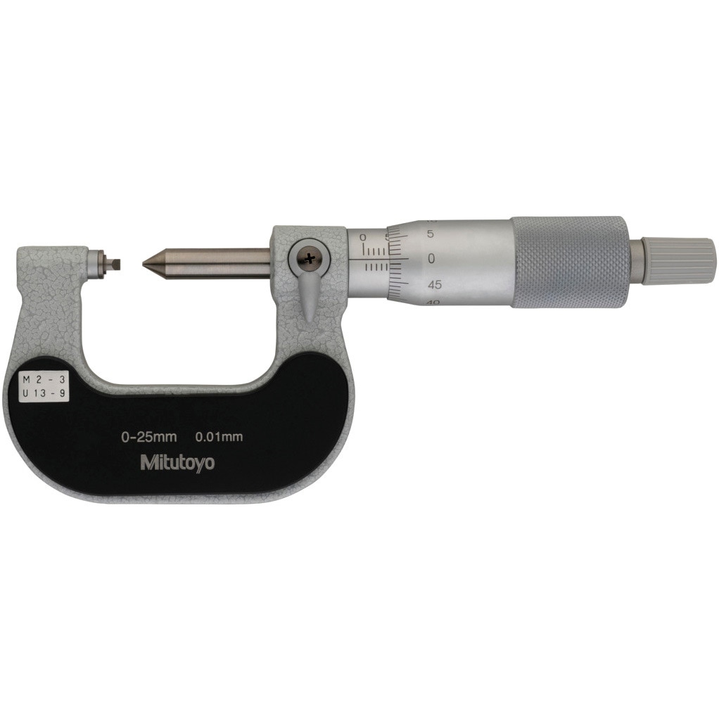 TMS-25/M4(ミツトヨ実施校正書・トレーサビリティ体系図付) 125シリーズ 固定式ねじマイクロメータ 1台 Mitutoyo(ミツトヨ) 【通販モノタロウ】