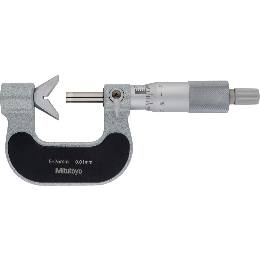 VM5-25P(ミツトヨ実施校正書・トレーサビリティ体系図付) V溝マイクロメータ 1台 Mitutoyo(ミツトヨ) 【通販モノタロウ】