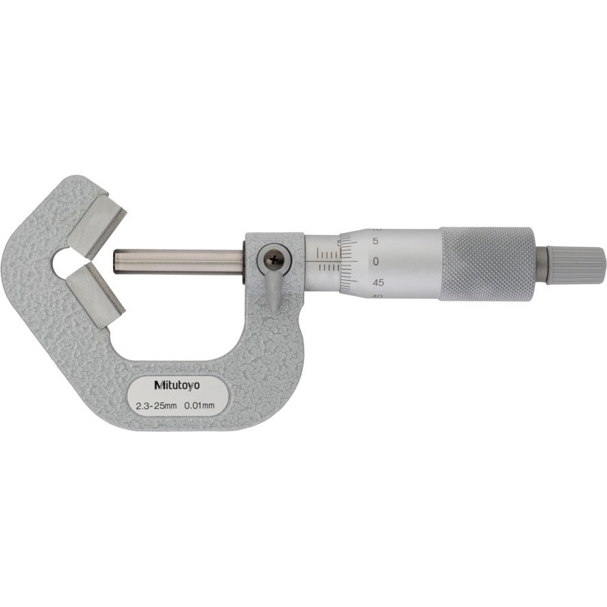 VM5-25W(ミツトヨ実施校正書・トレーサビリティ体系図付) V溝マイクロメータ 1台 Mitutoyo(ミツトヨ) 【通販モノタロウ】