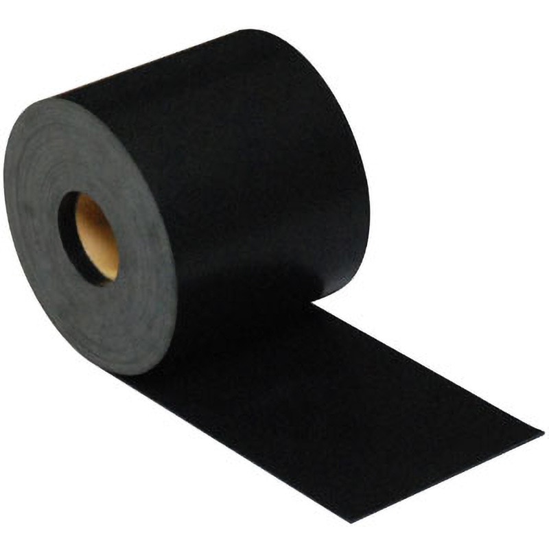 GR2-220 ゴムロール巻き 光 樹脂製 黒色 厚さ2mm幅200mm長さ20m  GR2-220