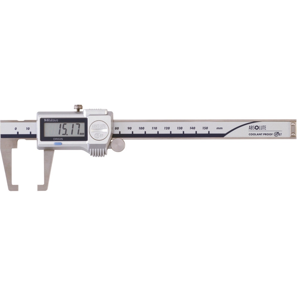 NTD15-P15M(ミツトヨ実施校正書・トレーサビリティ体系図付) デジマチックネックノギス Mitutoyo(ミツトヨ) 一般校正 573シリーズ 測定範囲0～150mm