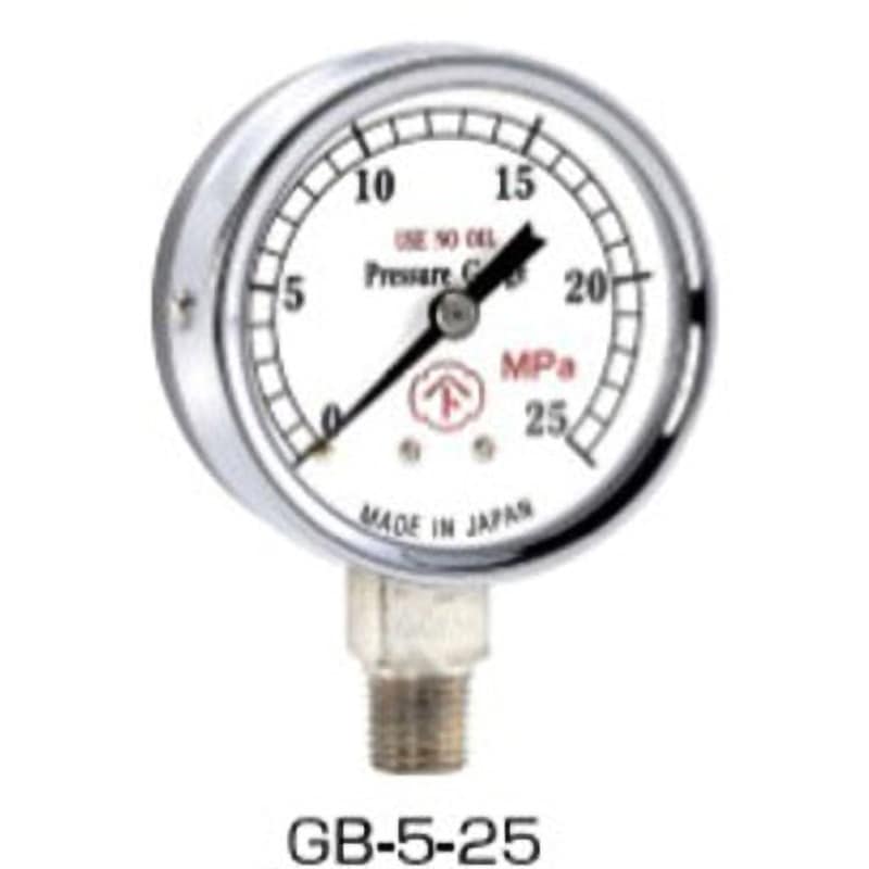 GB-5-25 一般圧力計 1個 ヤマト産業 【通販モノタロウ】