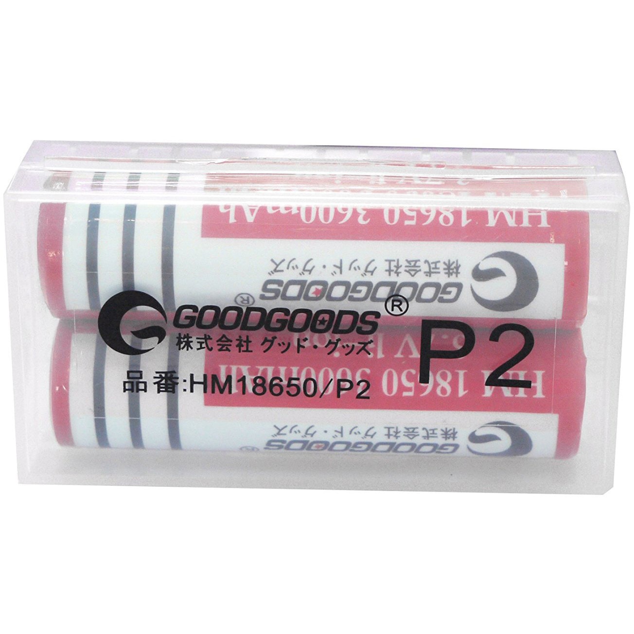 LDC-362A 18650型 リチウムイオン充電池 3600mAh 保護回路付 GOODGOODS 