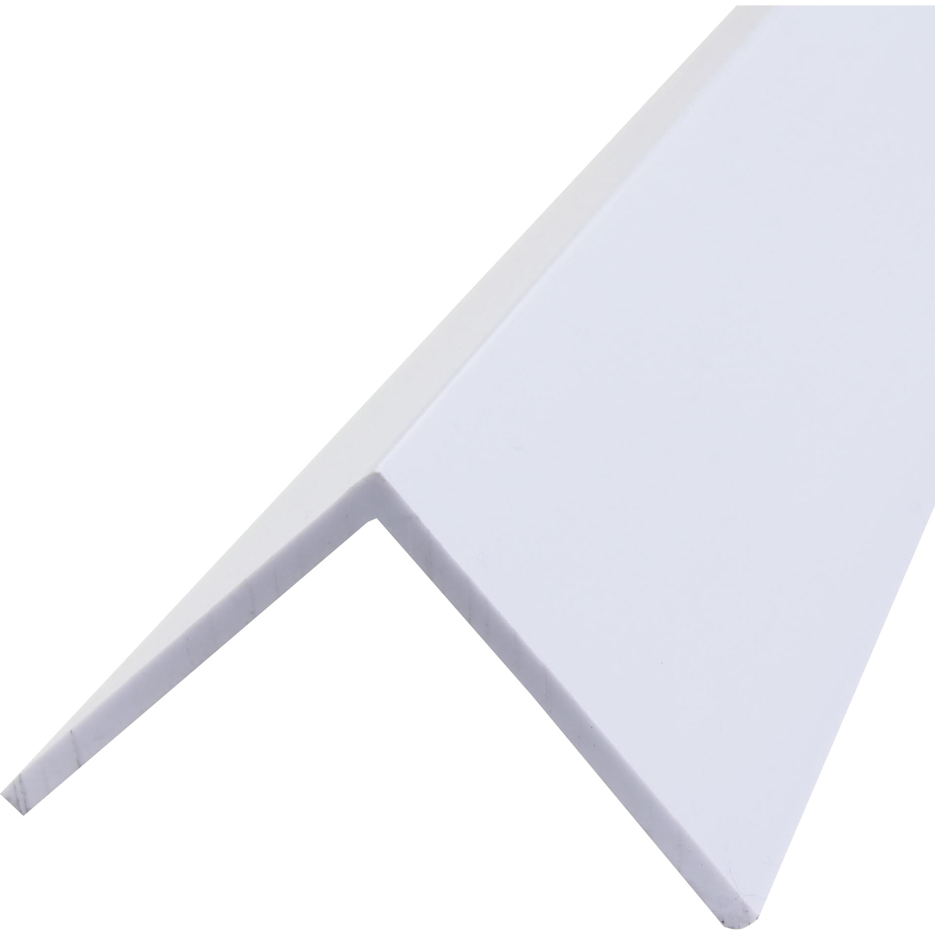 249 ホワイトアングル 光モール 硬質PVC 厚さ2mm寸法30×30mm 1本