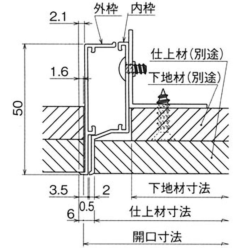 CMJ45 天井点検口(スタンダードタイプ) ダイケン 開口寸法452mm CMJ45 - 【通販モノタロウ】