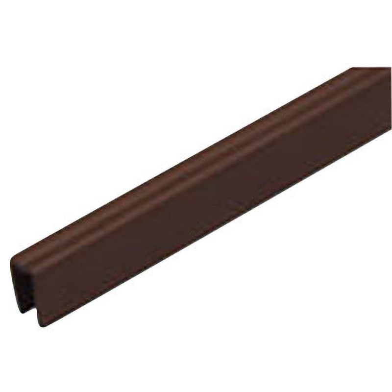 112 カブセ 光モール 硬質PVC製 チョコ色 長さ1000mm 1本 【通販
