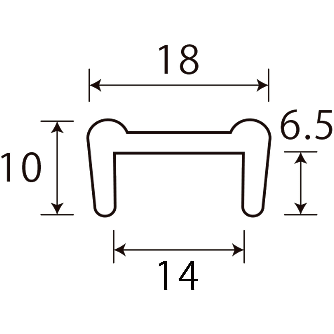169 ホワイトカブセ 光モール 硬質ABS製 長さ1000mm 1本 - 【通販