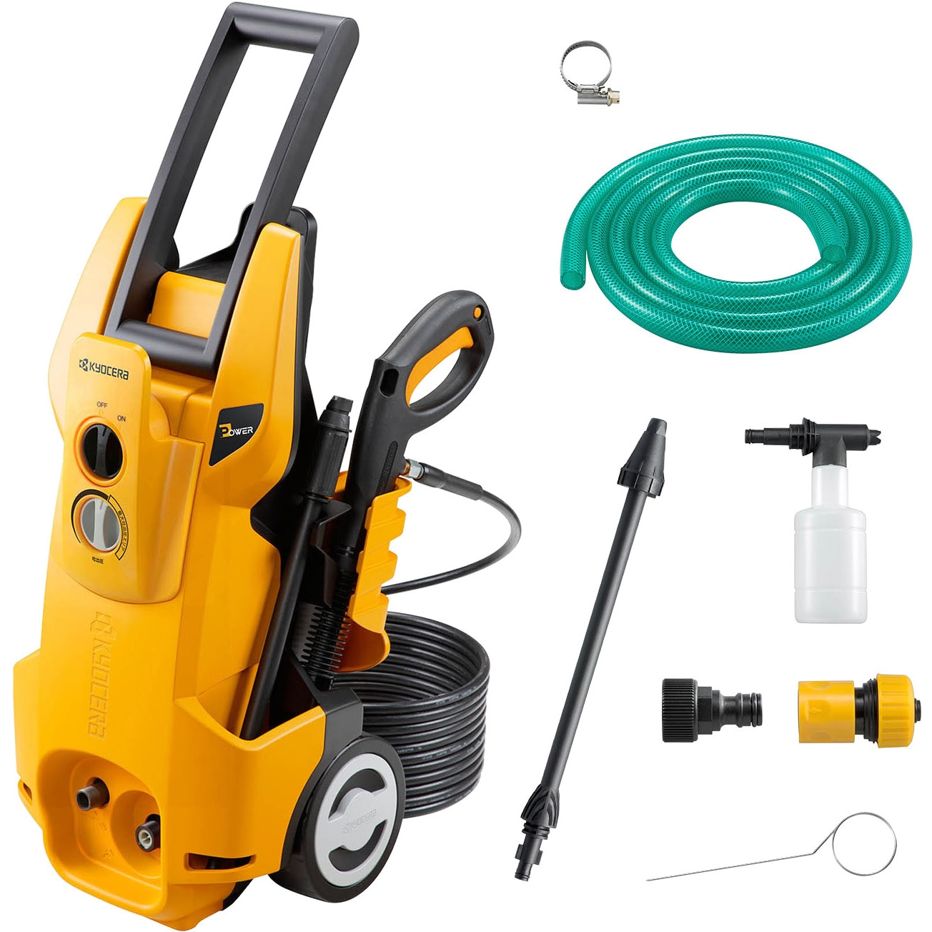 AJP-1700V 高圧洗浄機 京セラインダストリアルツールズ(旧:リョービ) 吐出圧力3～7.5MPa 電源単相・交流100(50/60Hz)V