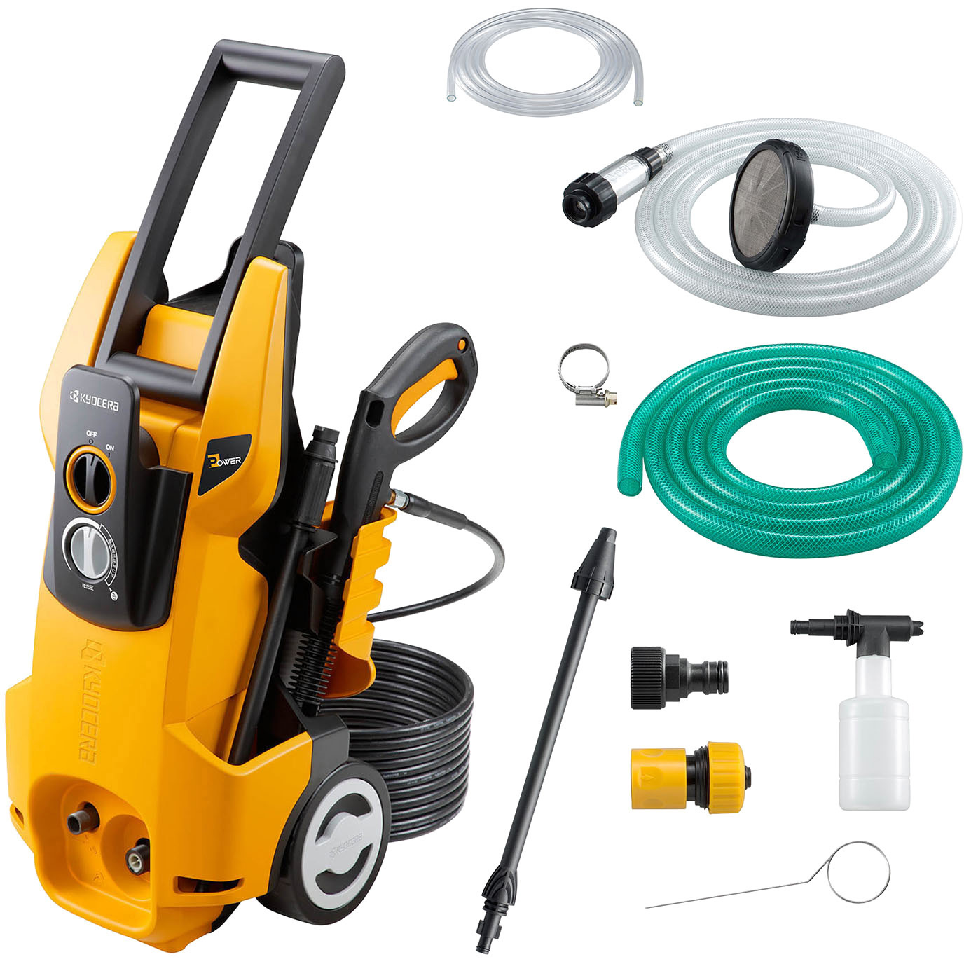 AJP-1700VGQ 高圧洗浄機 京セラインダストリアルツールズ(旧:リョービ) 吐出圧力3～7.5MPa 電源単相・交流100(50/60Hz)V