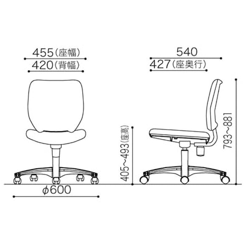 オカムラ ビラージュ ローバック 肘なし 8VC11A-FVG7 Amazon | オカムラ オフィスチェア 在宅勤務 テレワーク対応