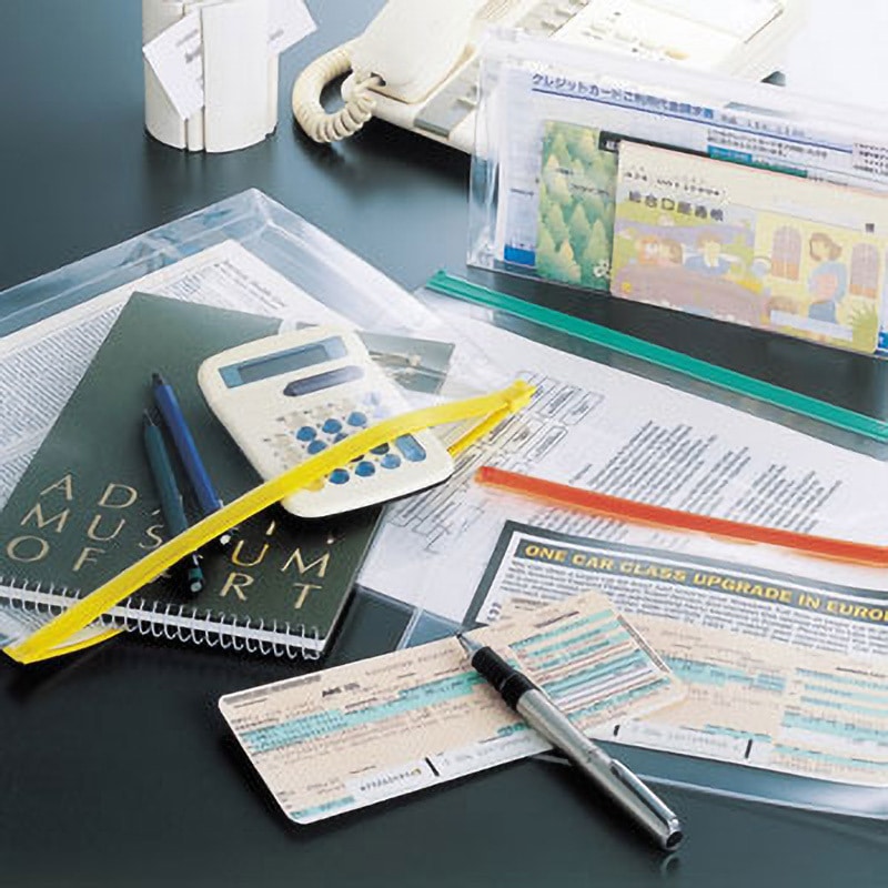 F-73Sアイ　F-73Sアイ クリヤーケース（ヨコ型） Ｂ５・Ｓ型 藍 リヒトラブ 4903419125967（80セット）