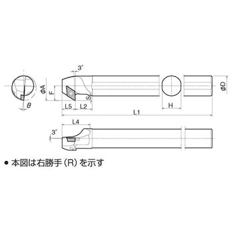 京セラ S22K-SDLCL11 外径加工用スリーブホルダ S-SDLC □京セラ 外径加工用スリーブホルダ S-SDUC S22KSDUCL11(5515734)[送料