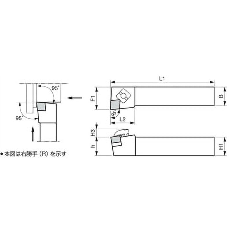 CCLNL2525M12-IK7 ホルダ 京セラ 95° - 【通販モノタロウ】