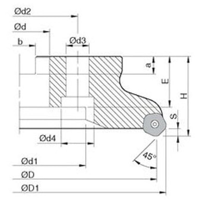 MFPN45160R-8T 京セラ カッティングツール ミーリング用ホルダ MFPN45160R-8T-M ホルダ 1個 京セラ 【通販モノタロウ】