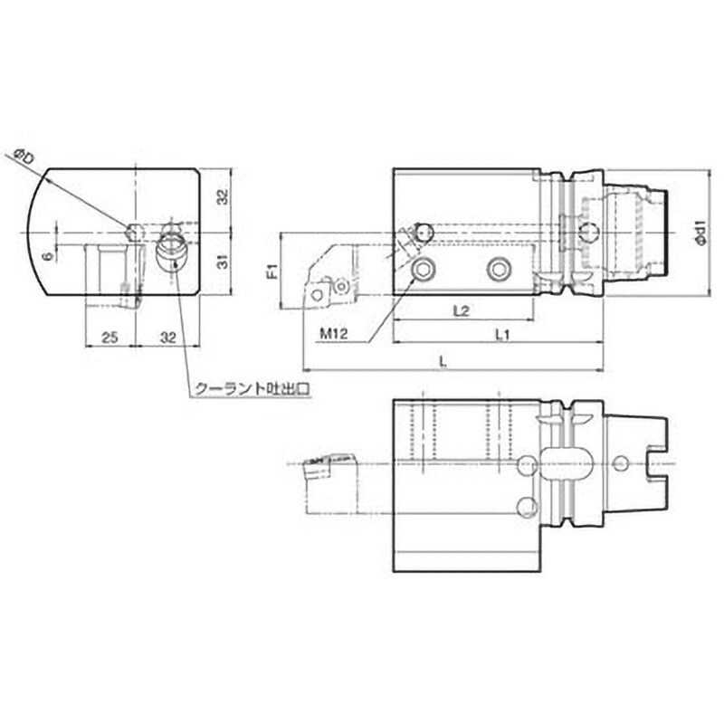 T63H-S2525R-105 ホルダ 1個 京セラ 【通販サイトMonotaRO】