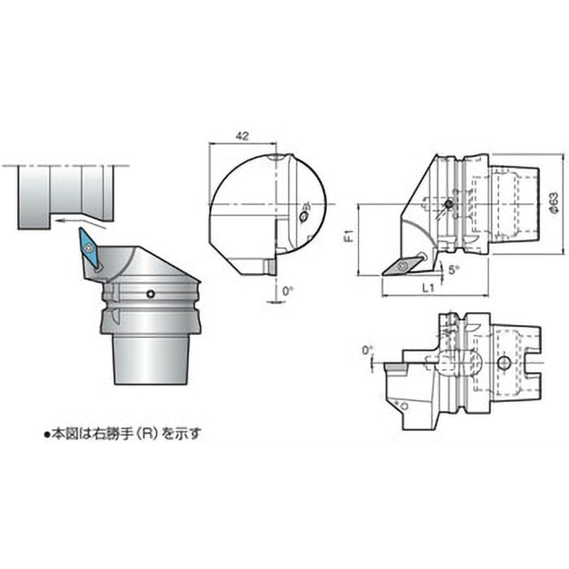 T63H-SVLBL-DX16N ホルダ 1個 京セラ 【通販モノタロウ】 19,485円