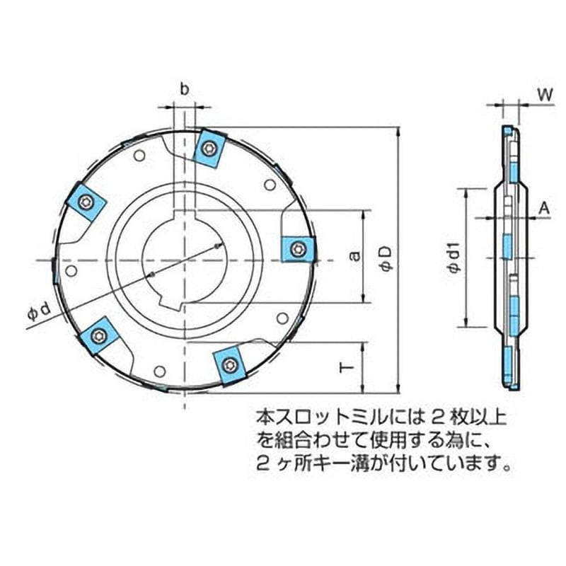 MSTB125AN1011-4T スロットミル MSTB型 1本 京セラ 【通販サイトMonotaRO】