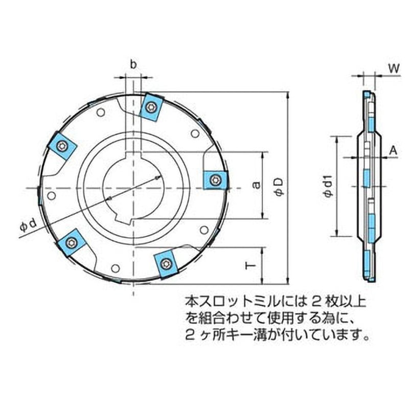 MSTB160AN0809-8T スロットミル MSTB型 1本 京セラ 【通販サイトMonotaRO】