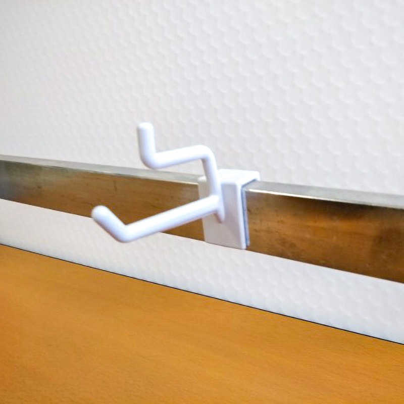 BRH-50 角バー用2段フック ナックス 寸法50mm 1袋(50本