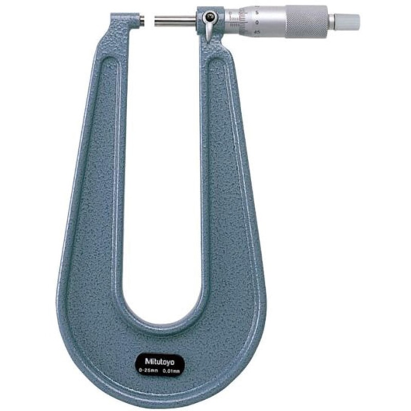 ミツトヨ(Mitutoyo) U字形鋼板マイクロメーター PMU150-25MJ U字形鋼板マイクロメータ PMU PMU100-25 | 商品 | ミツトヨ
