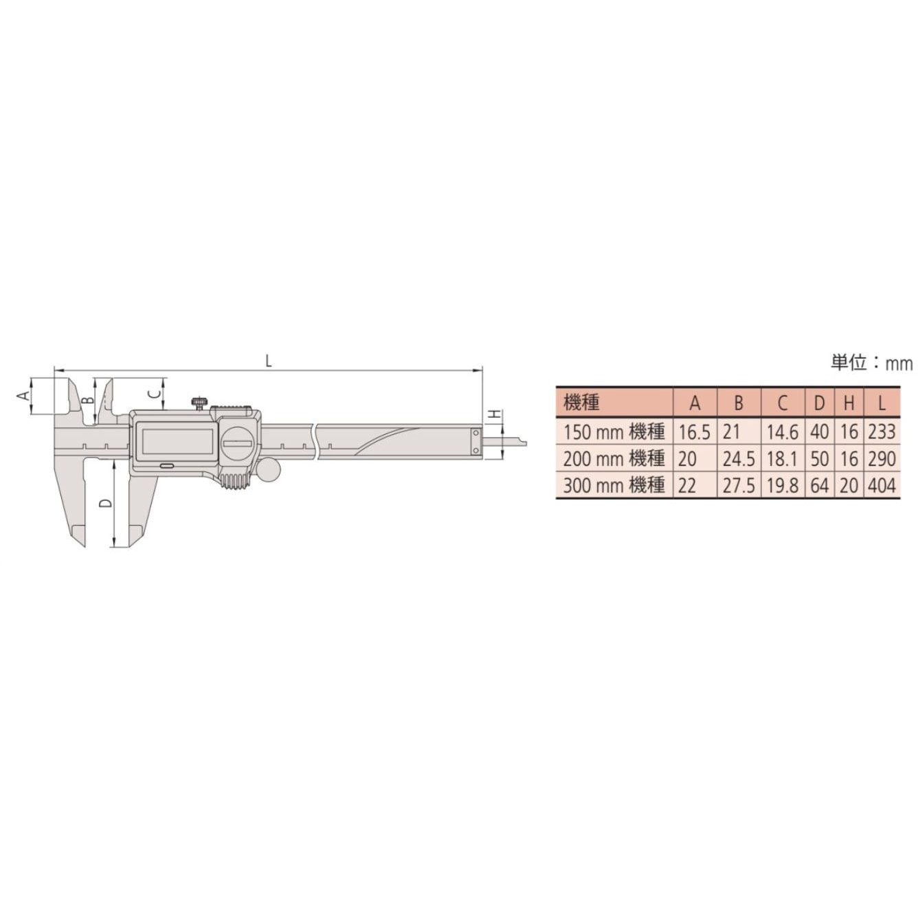 CD-P30M クーラントデジマチックノギス ミツトヨ(Mitutoyo) 測定範囲0～300mm - 【通販モノタロウ】