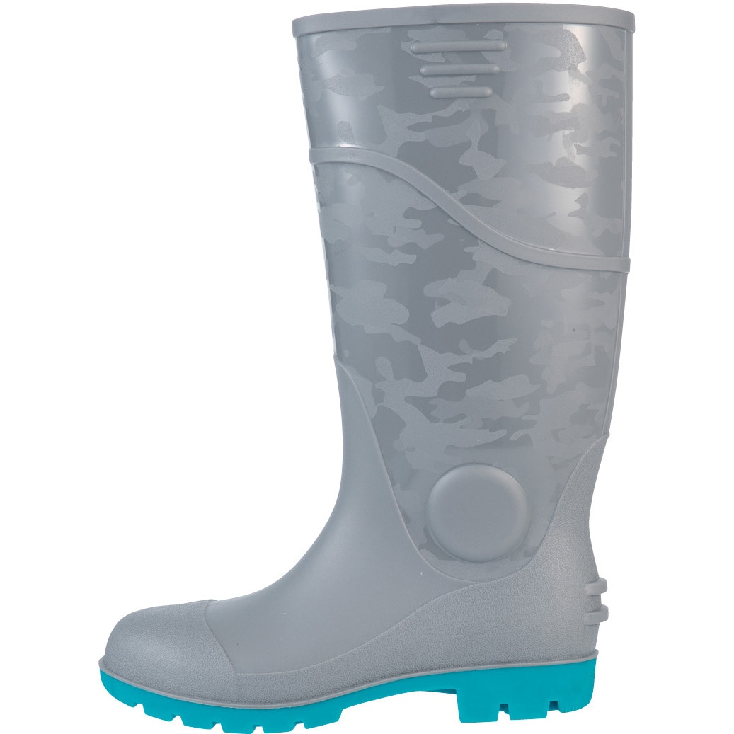 AYA様 85764 耐油セフティ長靴 85764 ジーベック 材質(先芯)鋼 グレー色