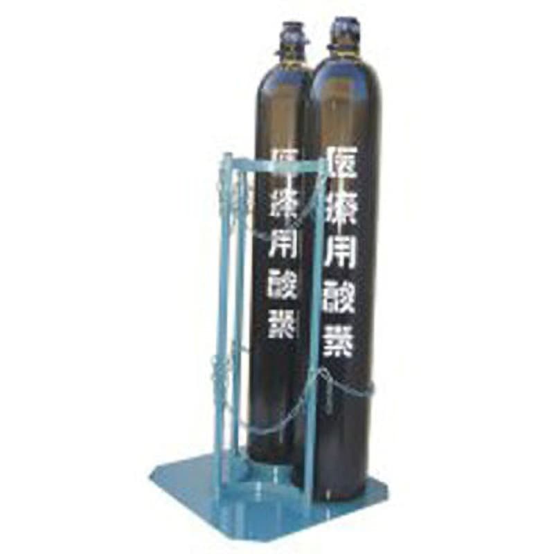 MSH-70型 高圧ガス容器用ボンベスタンド集中型 47L用 4本立て 1台 松下車輌産業 【通販モノタロウ】