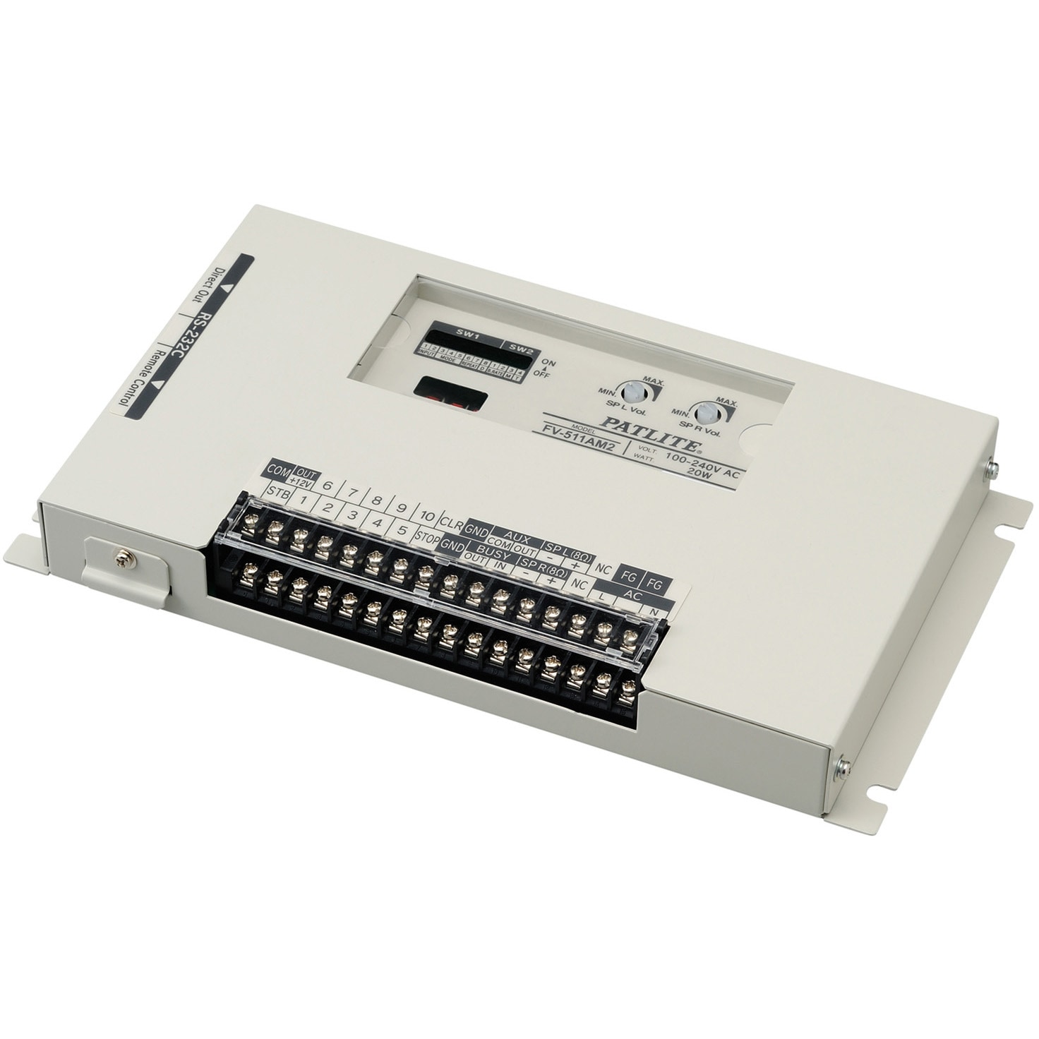 FV-511AJ カード式音声合成報知器 1個 パトライト(PATLITE) 【通販