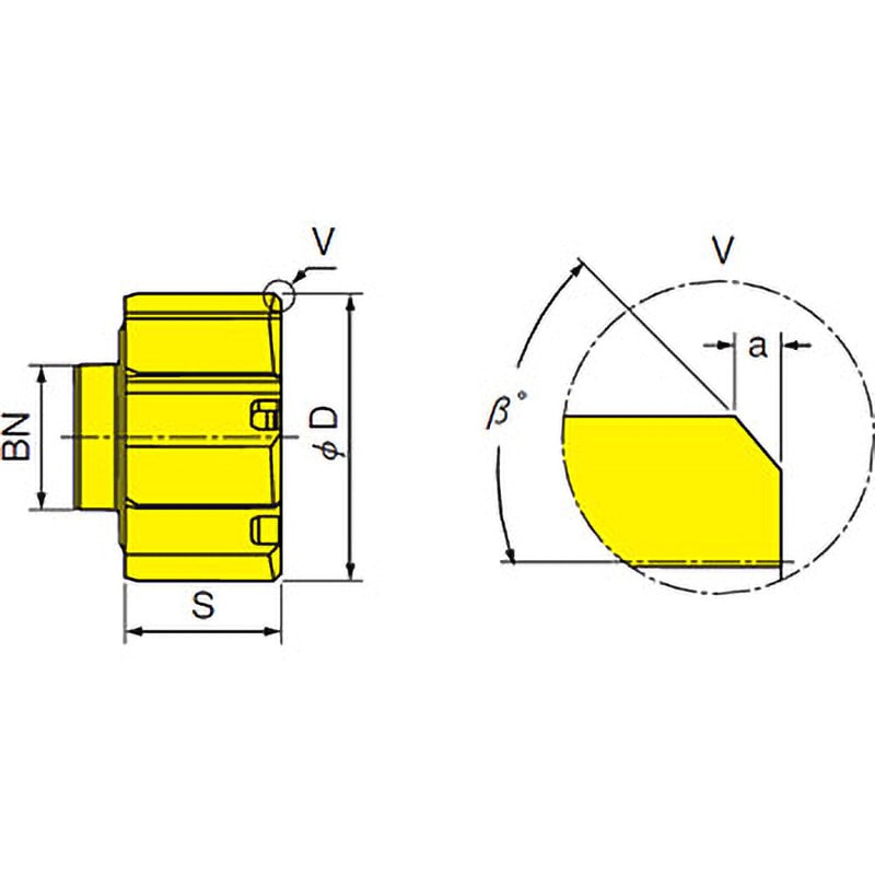 イスカル　RM-BN7-18.000-H7SA　IC908 （1個入り） ISCAR COLOMBIA | Holemaking \u003e Reaming \u003e Reaming Shell⁄Head Inserts