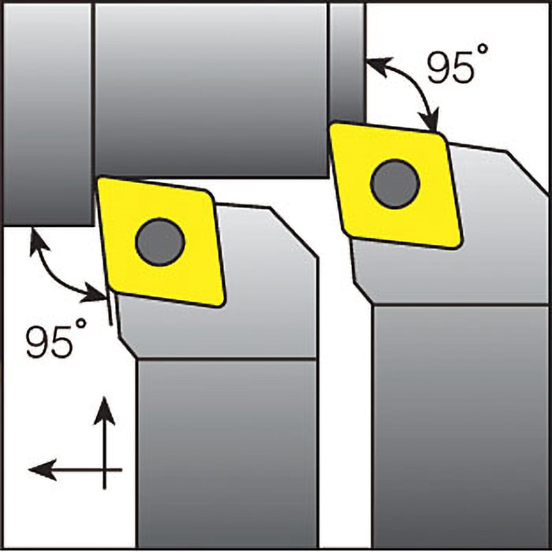 × 旋削/ホルダ イスカルジャパン SSSCR1212F09 (61-5791-30) SCLCL 1212F-09 ホルダ イスカル 95° スクリューオン - 通販モノタロウ