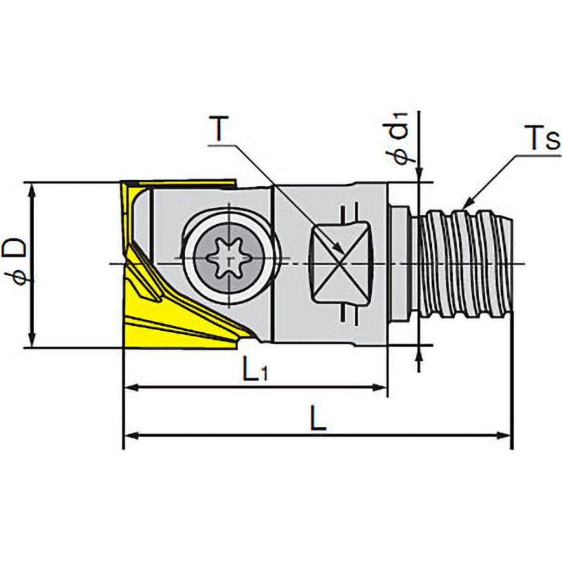 HCE D12/.50-MMT08 カッター HCE 1個 イスカル 【通販モノタロウ】