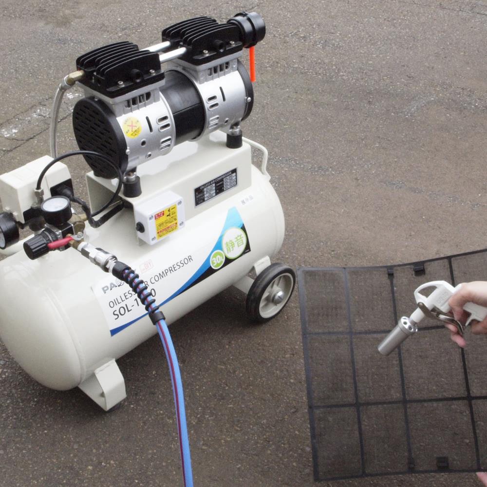 SOL-1030 静音オイルレスエアコンプレッサ パオック 周波数50/60Hz