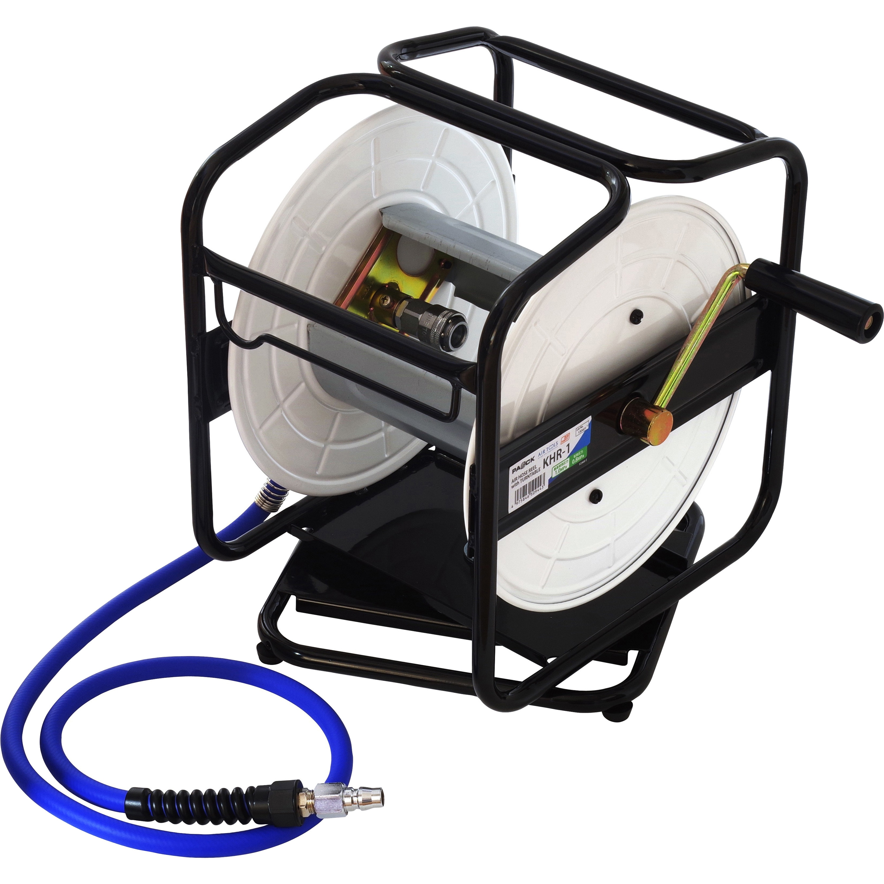 KHR-1 回転台付エアホース用リール パオック PVC(空気取入)