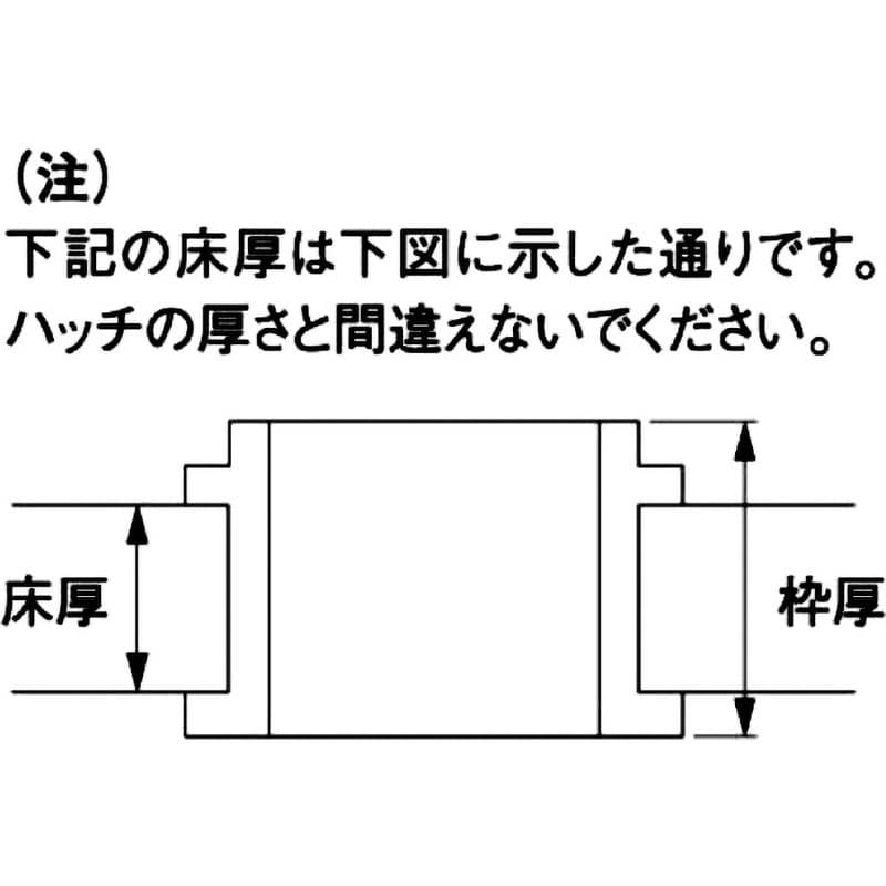 非常用避難口レクスター避難ハッチ「改修用RKCタイプ」ハッチ枠・梯子セット