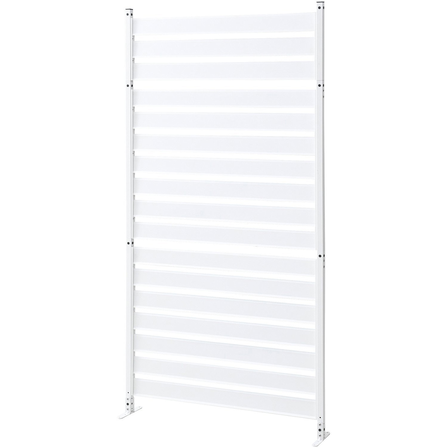 KABF-90180(WH) フェンス 幅90/120cm 高さ79/149/180cm アルミ製