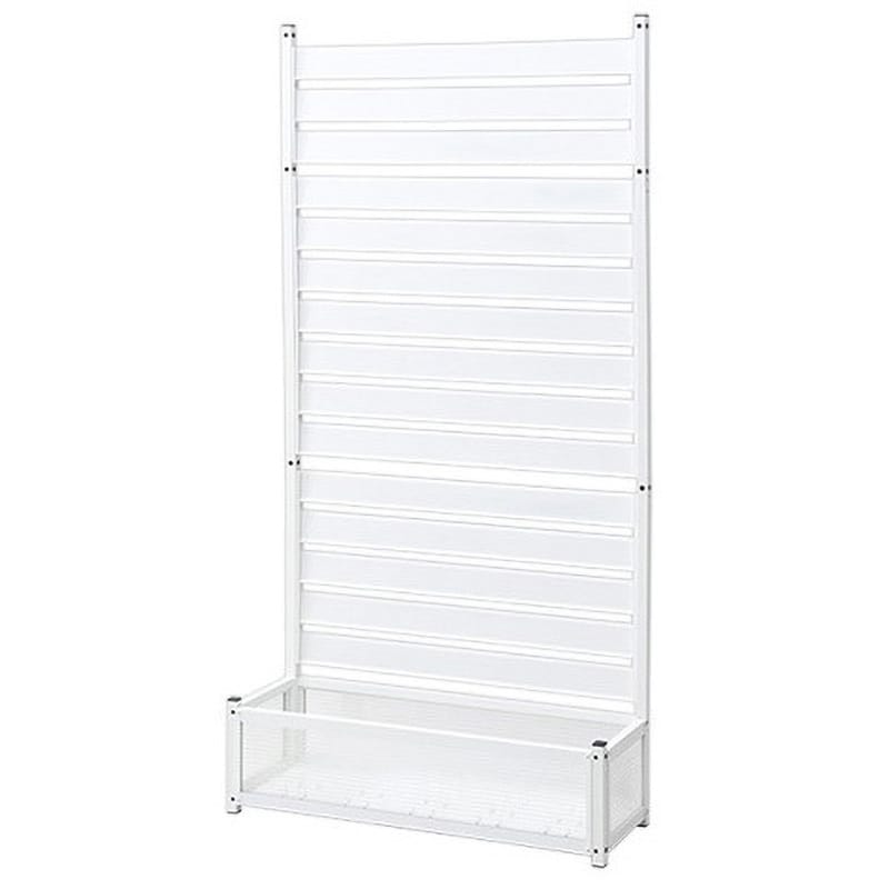 KAPF-90180(WH) アルミ プランターフェンス 幅90/120cm 高さ149 KAPF-90180(WH) アルミ プランターフェンス 幅90/120cm 高さ149