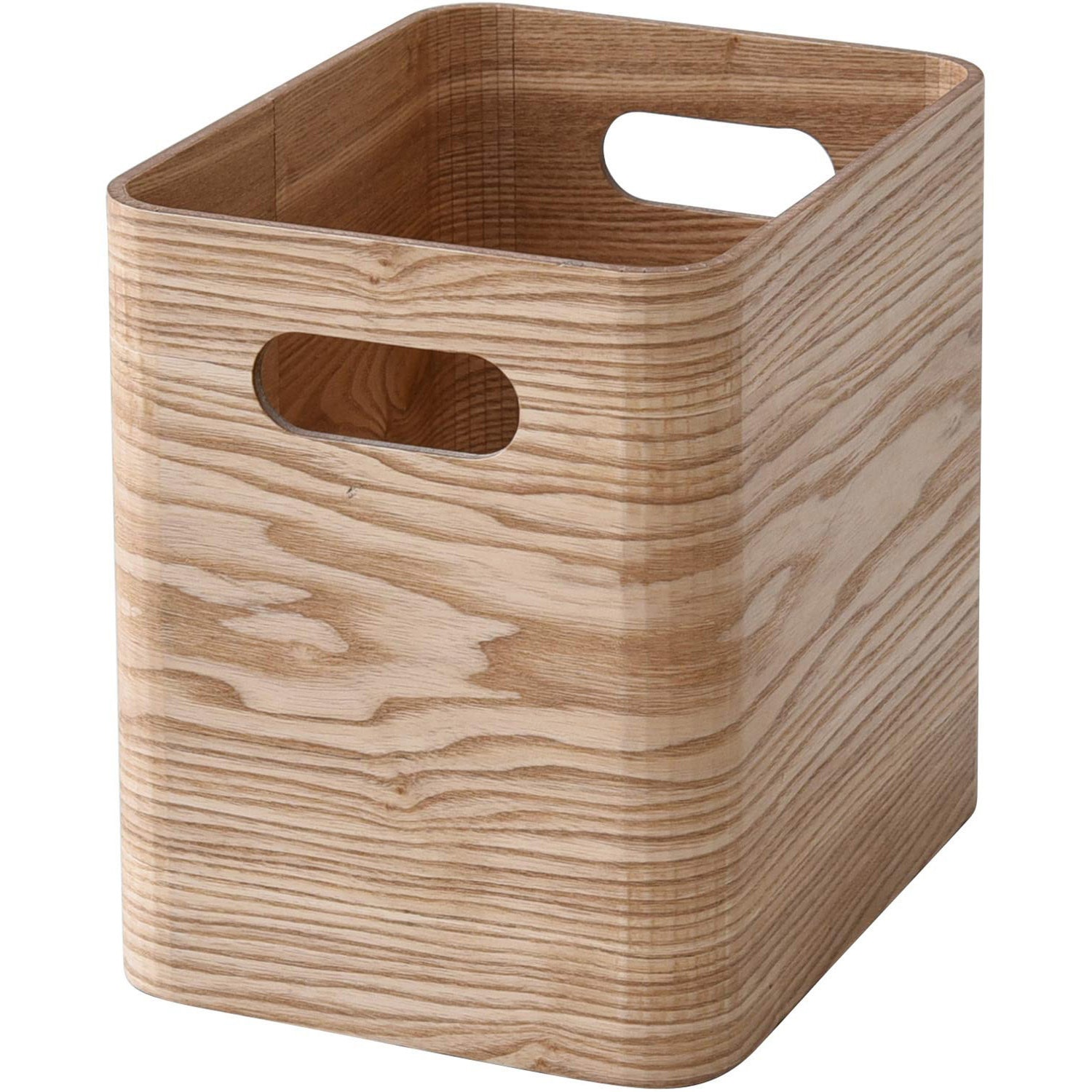 TSB-1H(NA) 収納ボックス 木箱 YAMAZEN(山善) ナチュラル色 本体幅