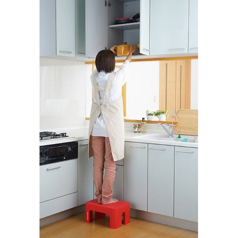 DS-SRE 踏み台 デコラステップ サンカ 1段 レッド色 DS-SRE - 【通販