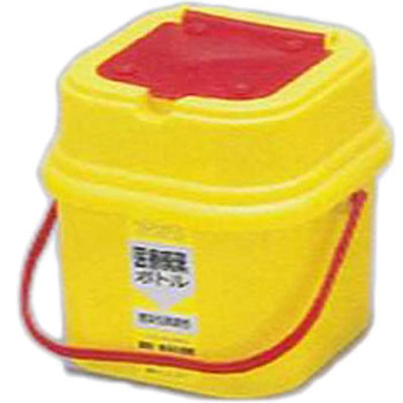 18503 医療廃棄ボトル 角型 1箱(8個) トップ 【通販モノタロウ】