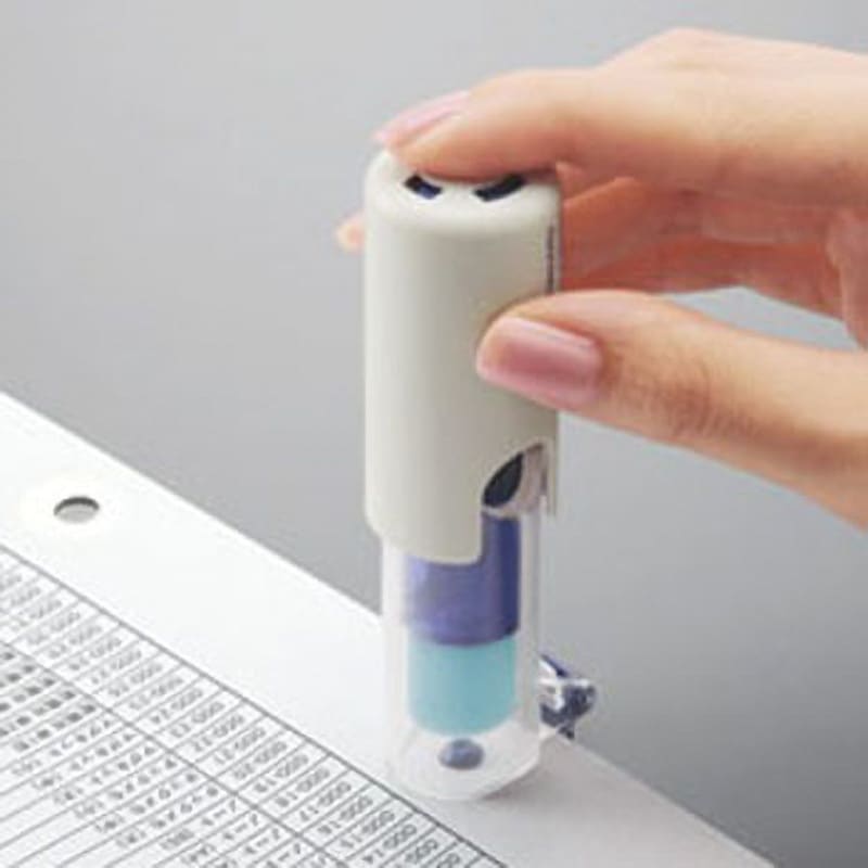 ワンパッチスタンプ 本体 2穴タイプ 〔×10セット〕