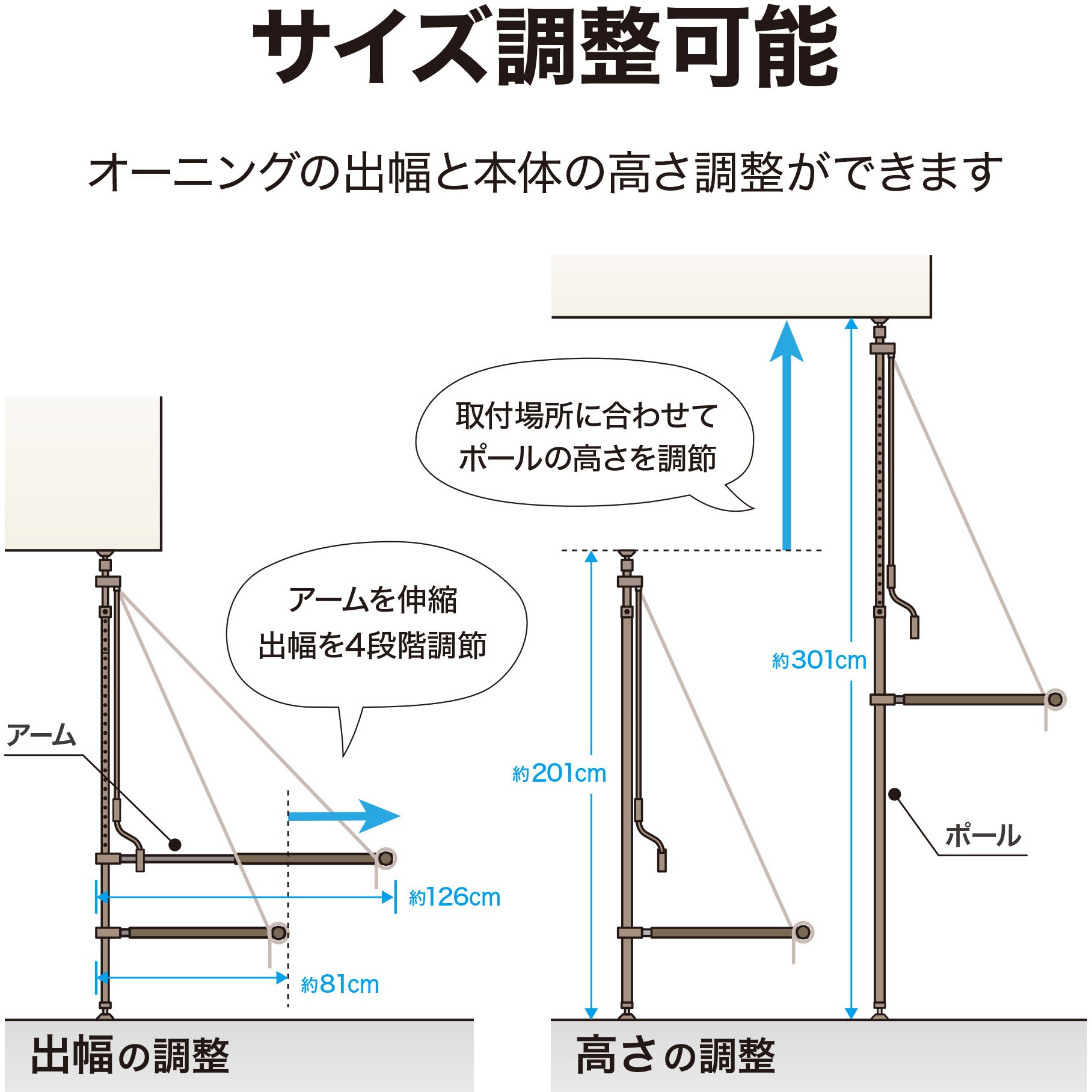 CSA-20M クールサマーオーニング タカショー タイプ2000 幅208cm