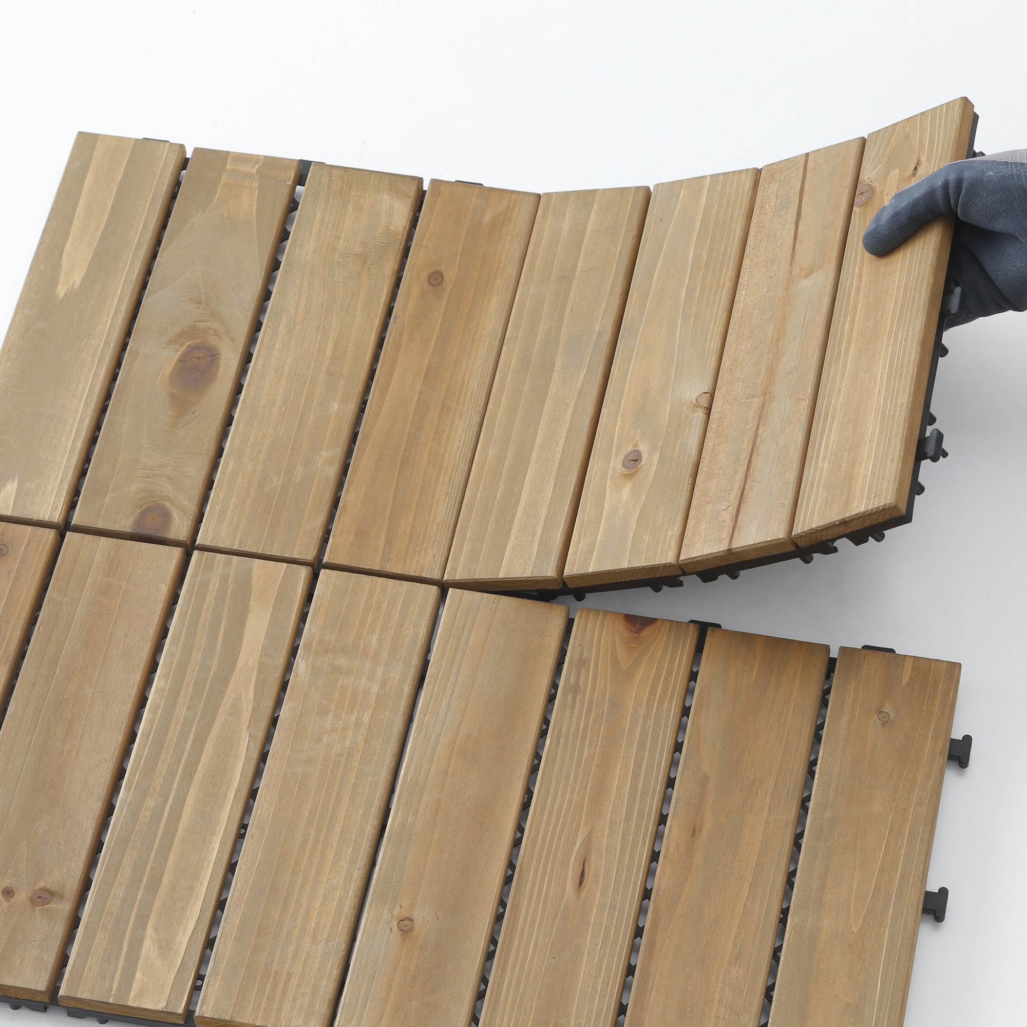 JBG-JWB1 敷くだけデッキ 天然木 タカショー 幅30cm奥行30cm高さ