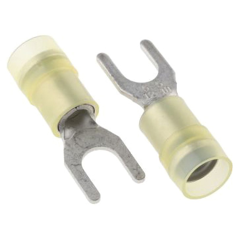 267-3947 RS Pro Y形圧着端子， 黄 4 → 6mm2 12AWG to， 10AWG RS PRO 1袋(100個) 267-3947